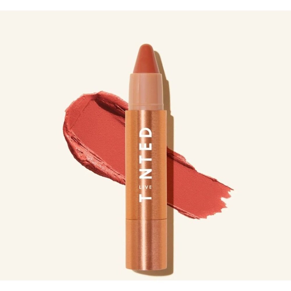 Live Tinted Huestick Lip Cheek Eye - Balance Earthy Coral